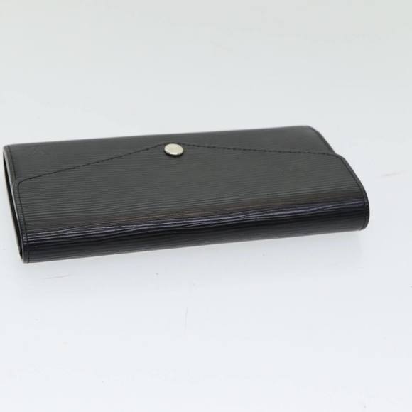 LOUIS VUITTON Epi Portefeuille Sarah Long Wallet Black M63742 LV Auth am6807 - Picture 5 of 16